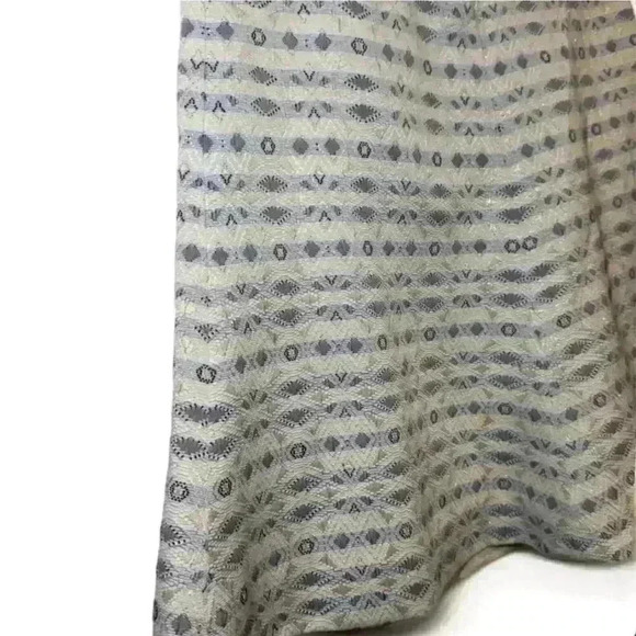 J.Crew Women's Jacquard Flare Skirt Size 10 Multicolor Geometric Knee Le… - Picture 3 of 7